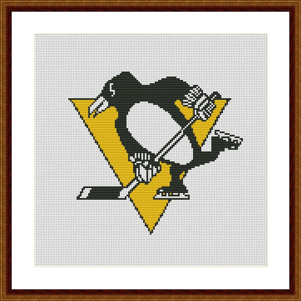 Pittsburgh Penguins cross stitch pattern - Tango Stitch
