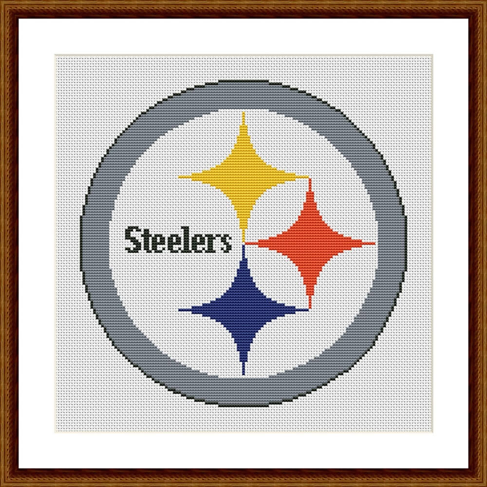 Pittsburgh Steelers cross stitch pattern