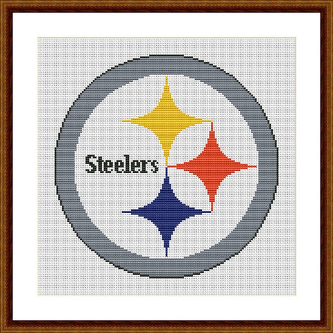 Pittsburgh Steelers cross stitch pattern