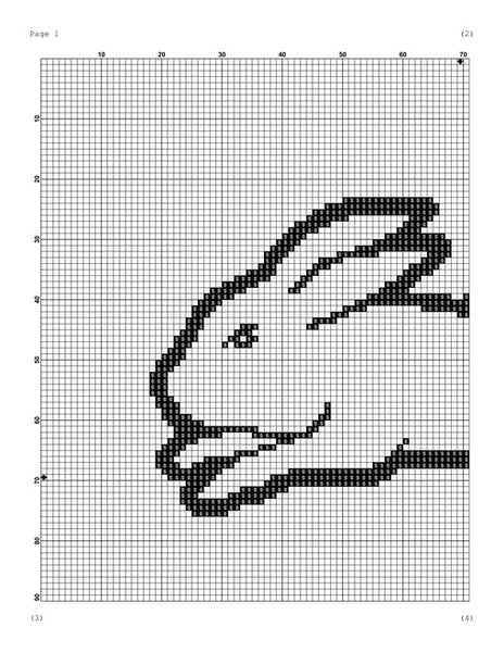 South Sydney Rabbitohs cross stitch pattern