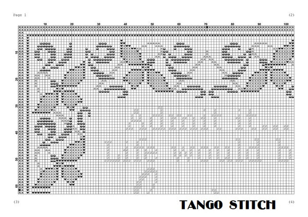 Admit it... funny romantic cross stitch pattern - Tango Stitch