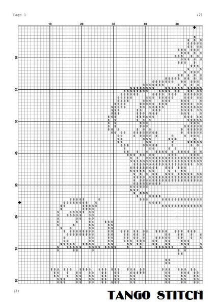 Always wear your invisible crown funny cross stitch pattern, Tango Stitch