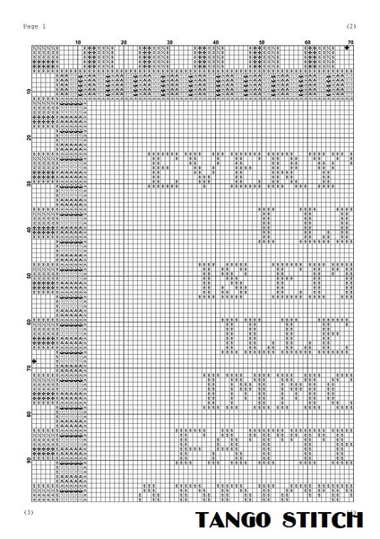 Everything I like funny sarcastic quote cross stitch pattern