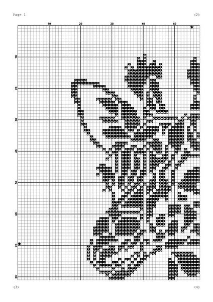 Giraffe cross stitch pattern, Tango Stitch  