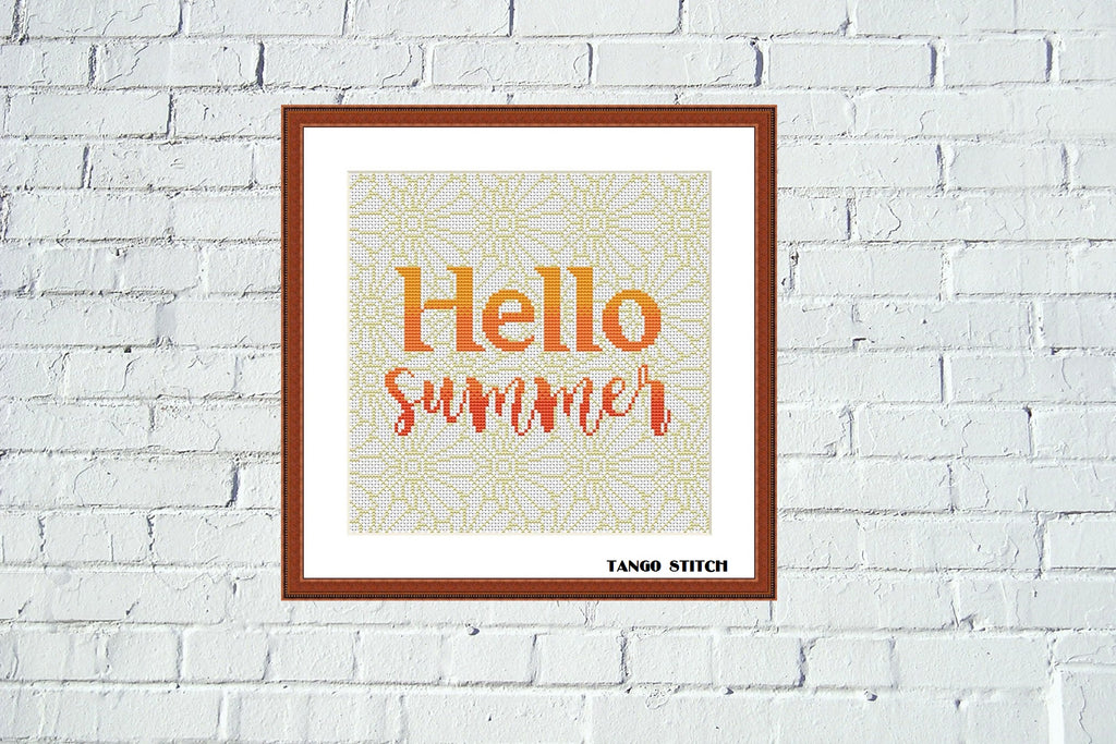 4 seasons: Summer, Autumn, Winter, Spring cross stitch Set of 4 patter ...