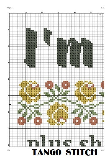 I am 25 plus shipping and handling funny sarcastic cross stitch pattern