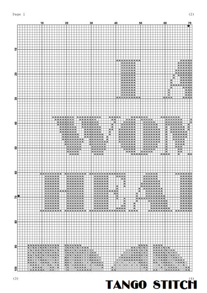 I am woman, hear me, roar feminist quote cross stitch pattern, Tango Stitch