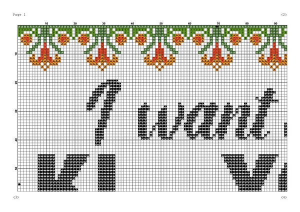 I want to ki... you Result may vary funny cross stitch pattern  