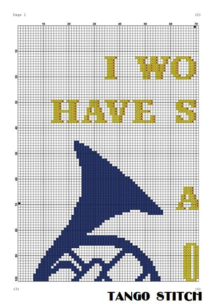 I would have stolen you a whole orchestra cross stitch pattern