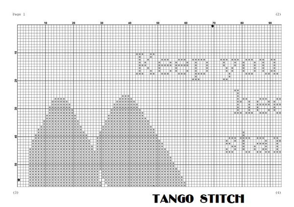 Keep your head, heels and standards high feminist cross stitch pattern