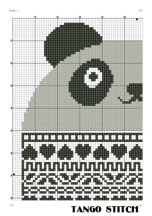 Panda ornaments cute animals cross stitch pattern – JPCrochet