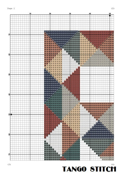 Cross Stitch For R Letter R and cute ladybugs geometric funny cross stitch pattern – JPCrochet