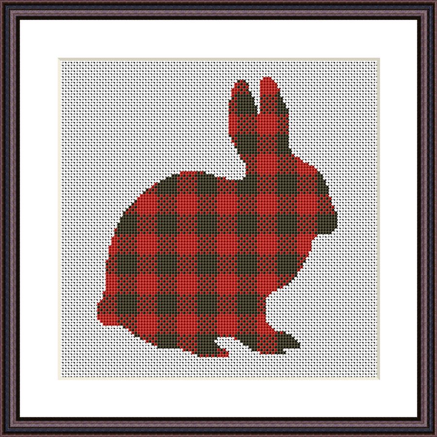 Lumberjack Rabbit funny cross stitch pattern – JPCrochet