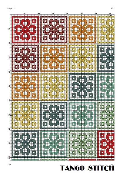 Easy rainbow cross stitch ornaments needlecraft patterns