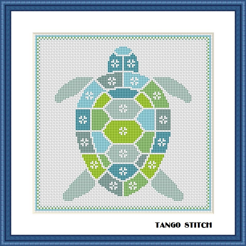 blue-turtle-cute-animals-easy-cross-stitch-embroidery-pattern-jpcrochet for Free Cross Stitch Patterns Printable Blue turtle cute animals easy cross stitch embroidery pattern – JPCrochet for Free Cross Stitch Patterns Printable