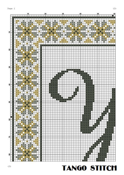 Yes lettering typography words cross stitch pattern, Tango Stitch