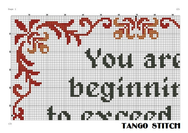 You are beginning to exceed the limits of my medication funny cross stitch pattern